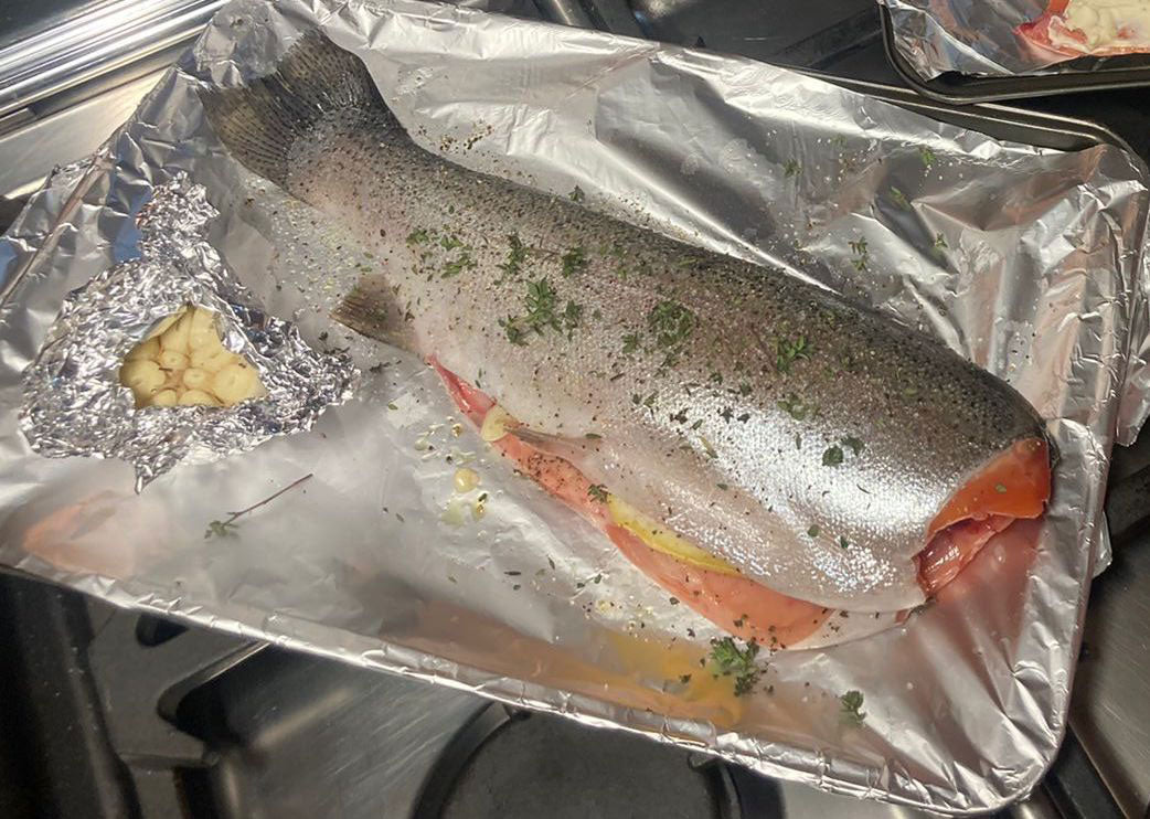 African Oils & Vinegar | Recipes | Smoked Olive Oil Trout