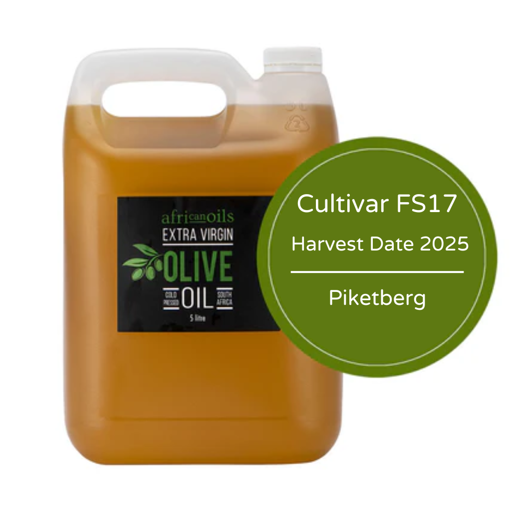 5L Extra Virgin Olive Oil Cultivar FS17 (Piketberg)