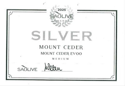 1L Mount Ceder Frantoio Extra Virgin Olive Oil – 2025 Reserve