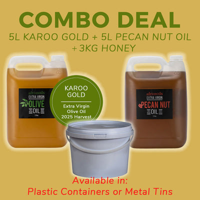 Karoo Gold, Pecan Nut Oil & Honey Combo