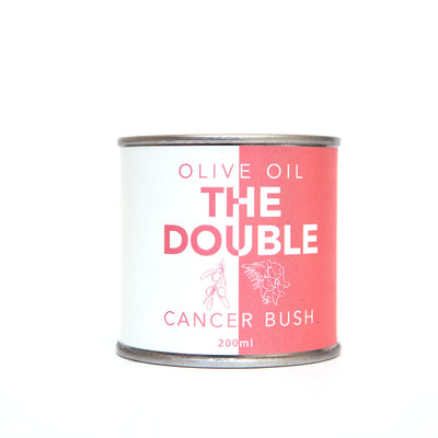 The Double: Extra Virgin Olive Oil with Cancer Bush