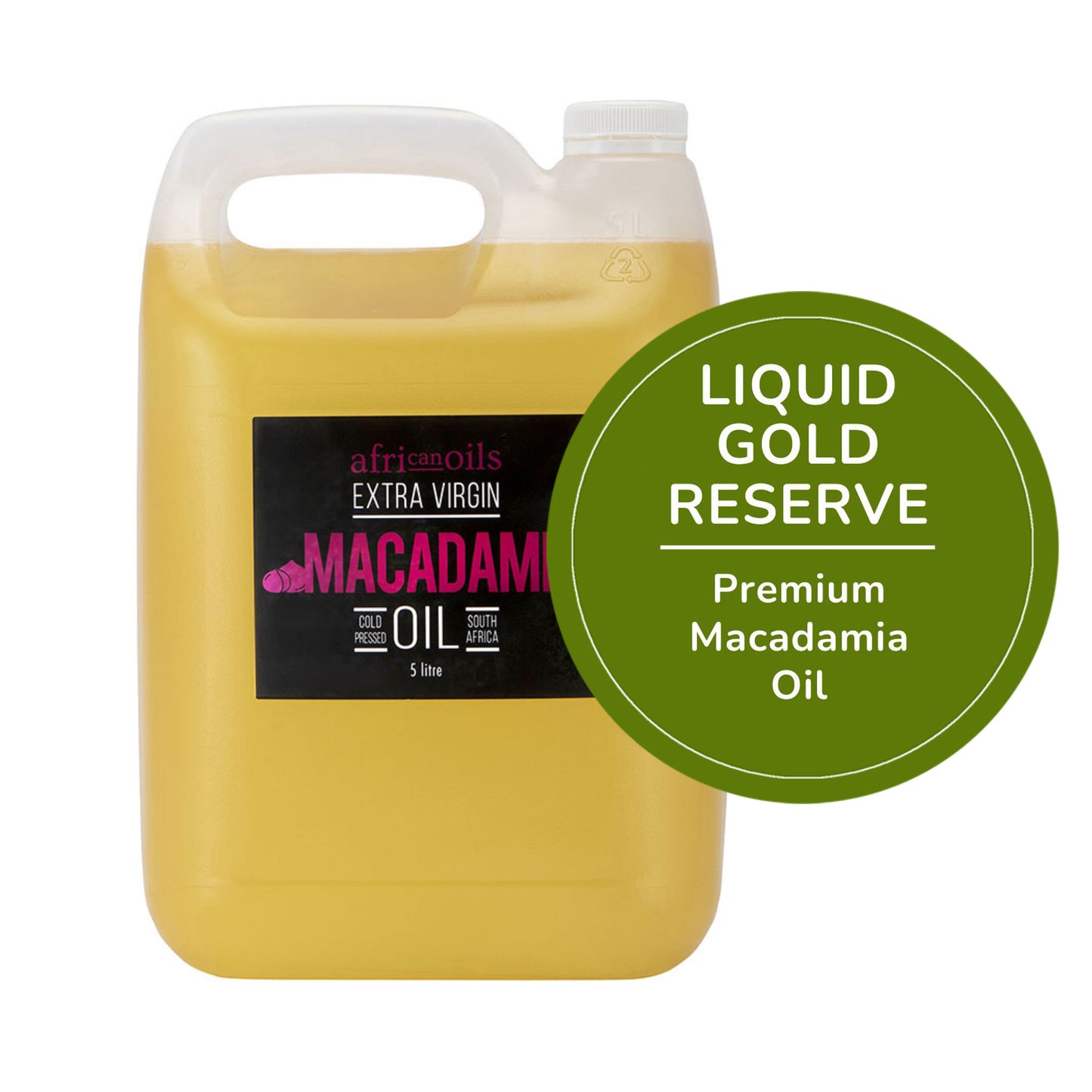 5L Liquid Gold Reserve Macadamia Oil