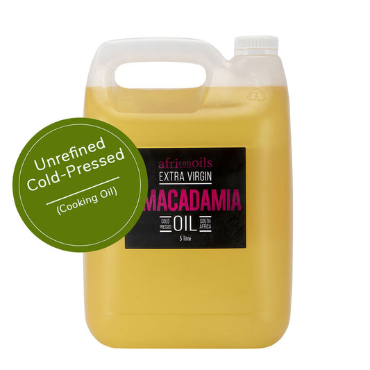 5L Unrefined Cold-Pressed Extra Virgin Macadamia Oil