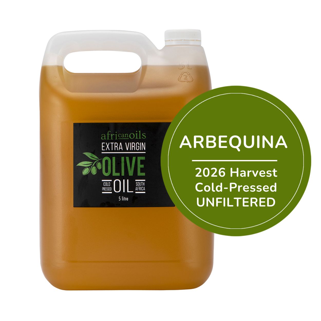 5L Arbequina Cold Pressed Unfiltered Olive Oil (Wellington)2026