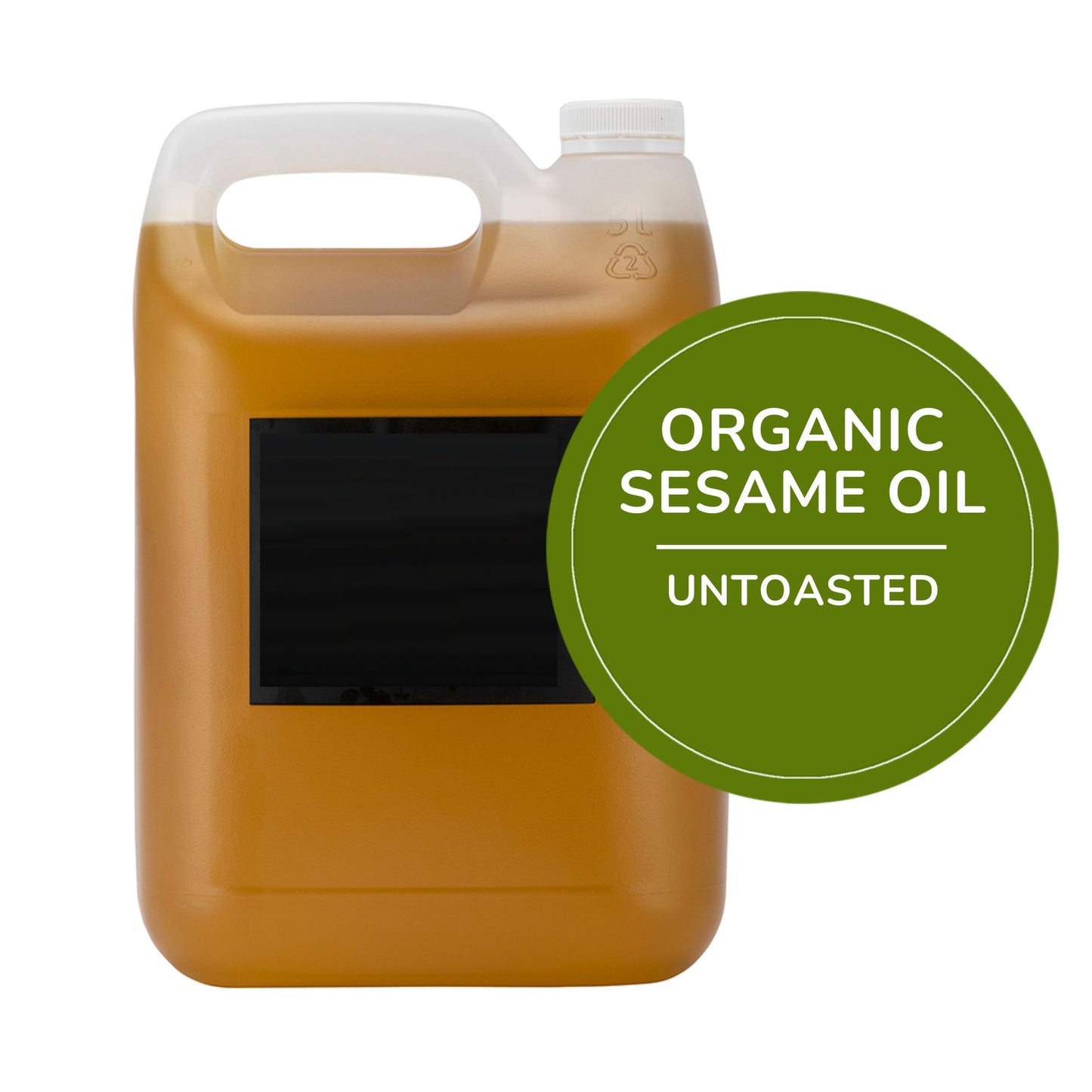 5L Pure Organic Sesame Oil (untoasted)