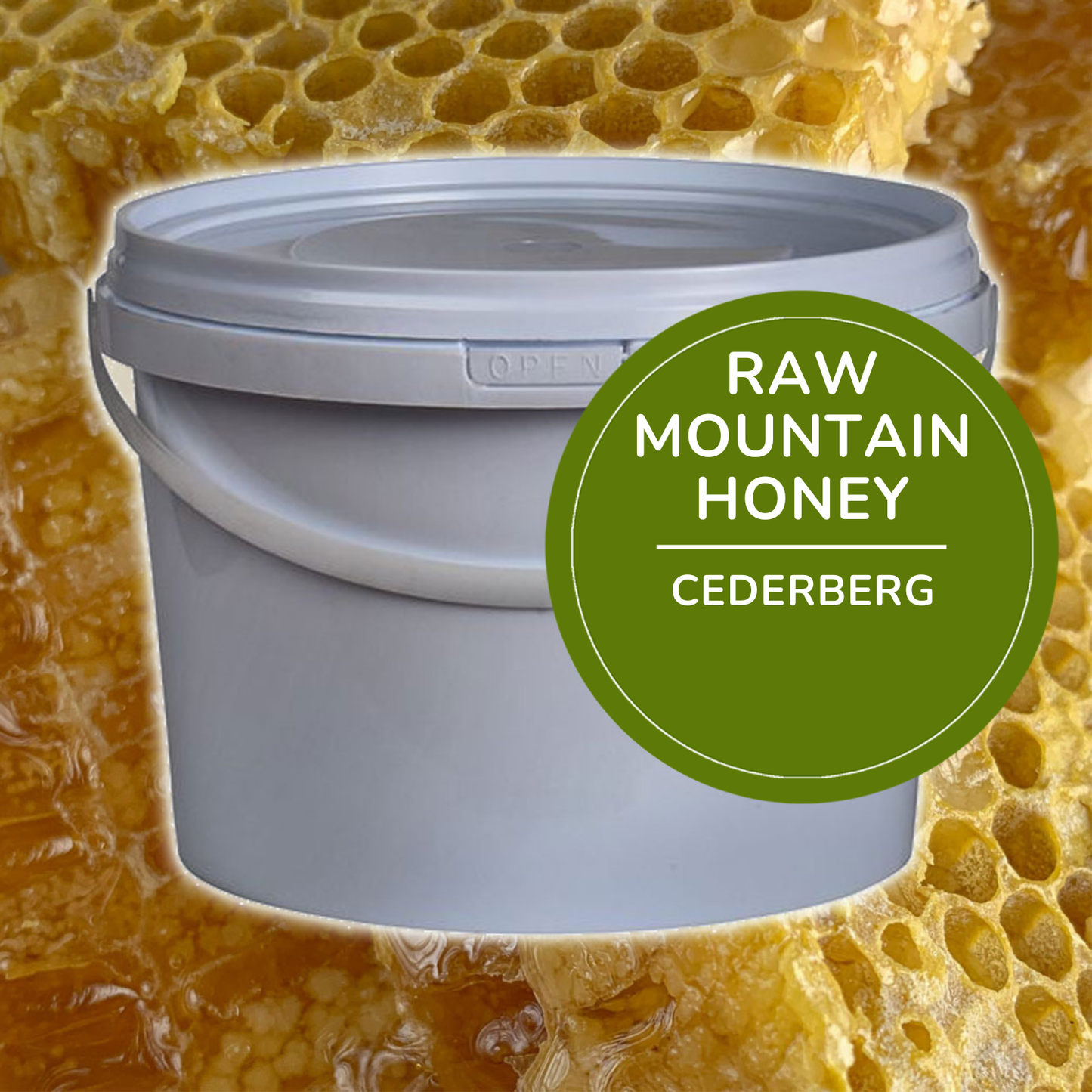 3kg Cederberg Raw Mountain Honey