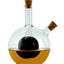 Nested Dual Chamber Oil & Vinegar Glass Pourer (350ml + 50ml)