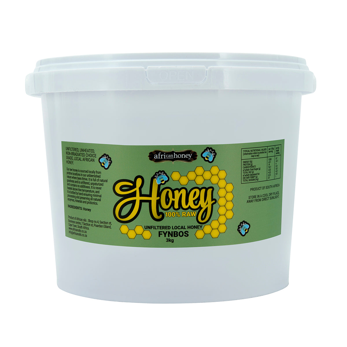 3kg Fynbos Honey - Raw