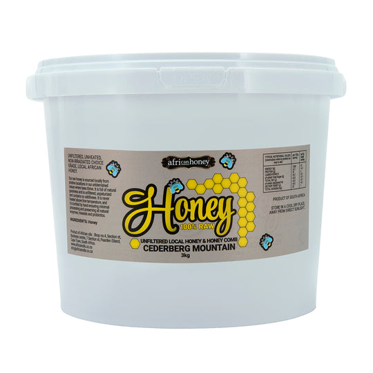 3kg Cederberg Raw Mountain Honey