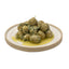 Green Olives stuffed with tangy feta cheese & Moroccan lemons