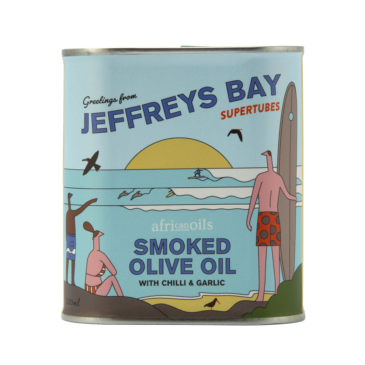Greetings from Jeffreys Bay - Smoked Olive Oil with Chilli & Garlic