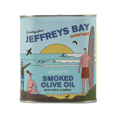Greetings from Jeffreys Bay - Smoked Olive Oil with Chilli & Garlic