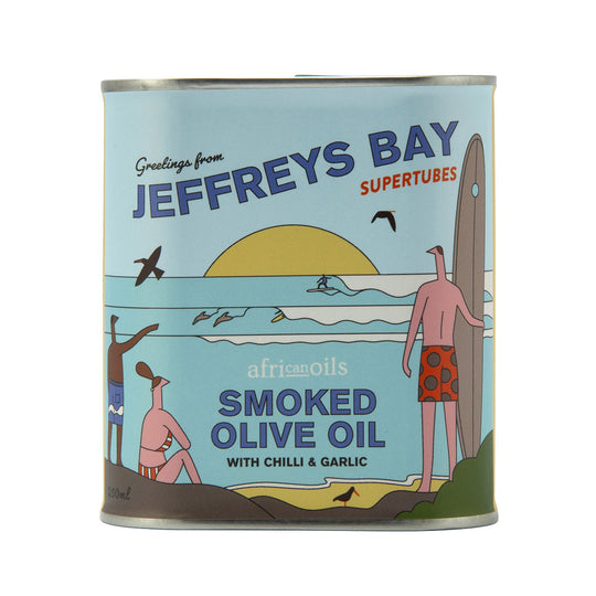 Greetings from Jeffreys Bay - Smoked Olive Oil with Chilli & Garlic