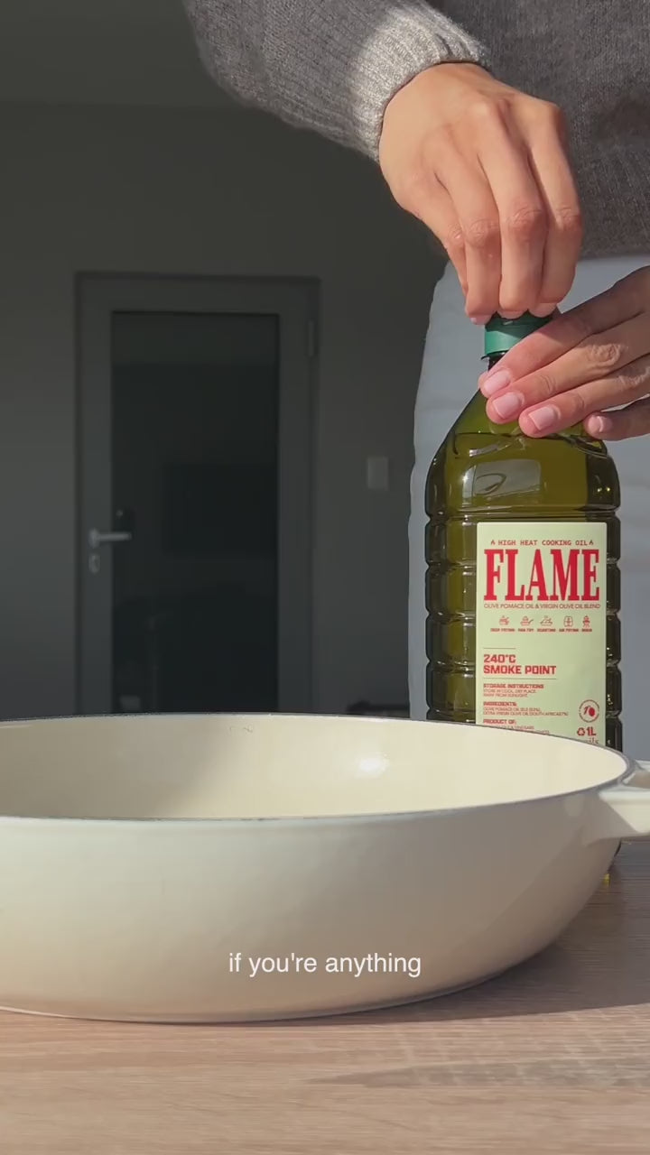 Frying crispy chicken schnitzel in Flame high heat cooking olive oil