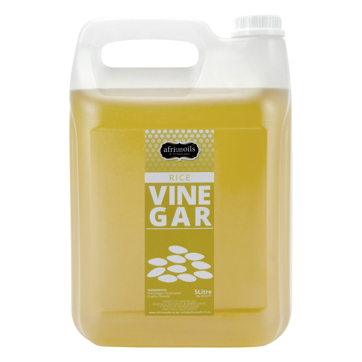 Rice Vinegar 5 litre container